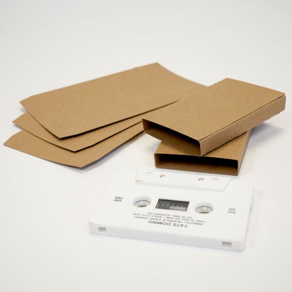 Chipboard cassette tape O-Card
